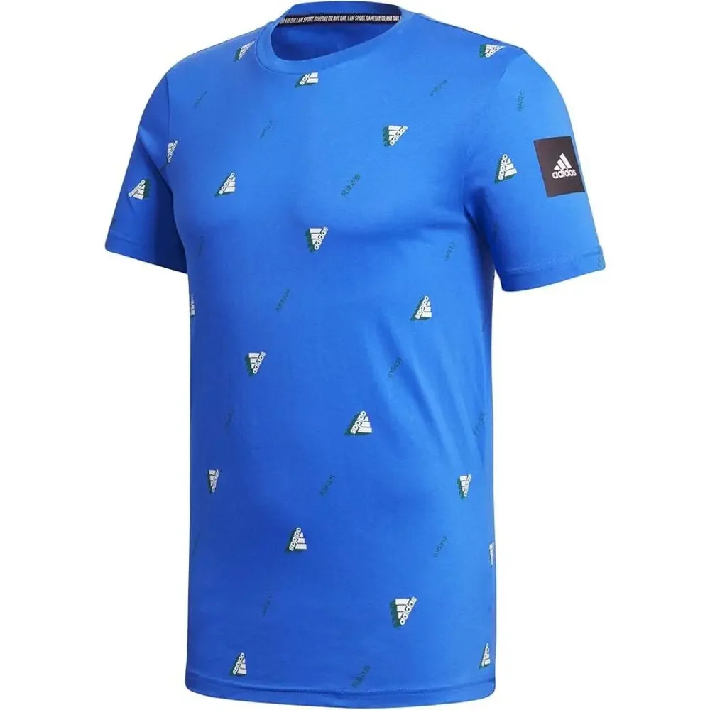 NEW adidas Must Have GFX T-Shirt Men’s Size Small Black Tee FQ6216 Casual